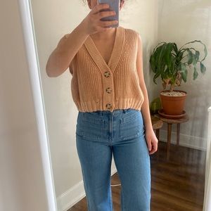 BDG Button Up Sweater Vest